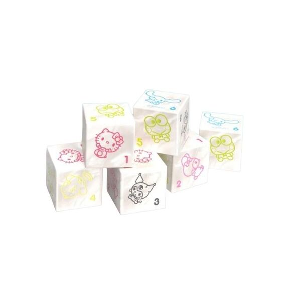New! Hello Kitty Premium Dice Set - Picture 2 of 4